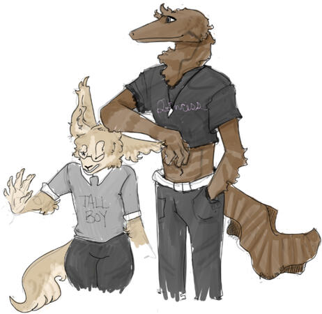 colored sketch